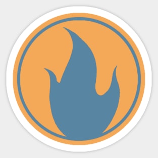 Team Fortress 2 - Blue Pyro Emblem Sticker